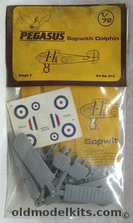 Pegasus 1/72 Sopwith Dolphin -  Bagged, 016 plastic model kit